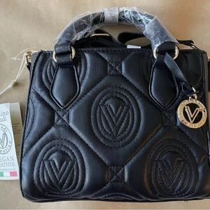 BNWT! Valentino Black Quilted Leather Handbag
